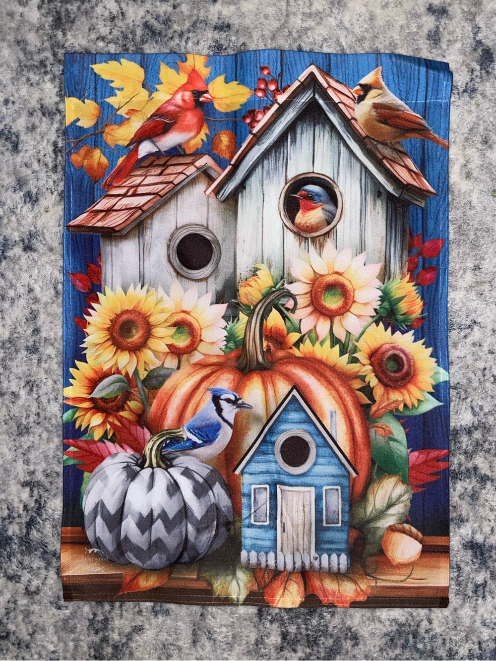 Fall garden flag